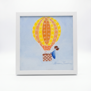 Pintura - Menina com Balão