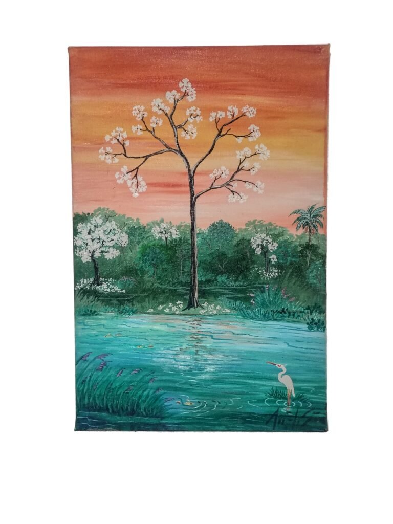 Pintura - Ipê Branco - Anelise Godoy