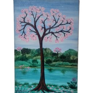 Pintura - Ipê Rosa - Anelise Godoy