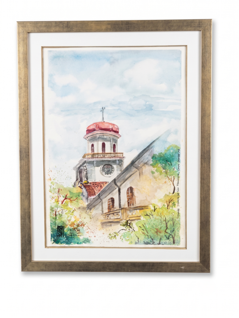 Aquarela - Igreja São Francisco - Ângela Silva
