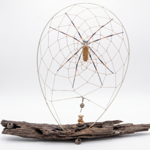 Escultura - Aranha Dourada - Joelson - Yta