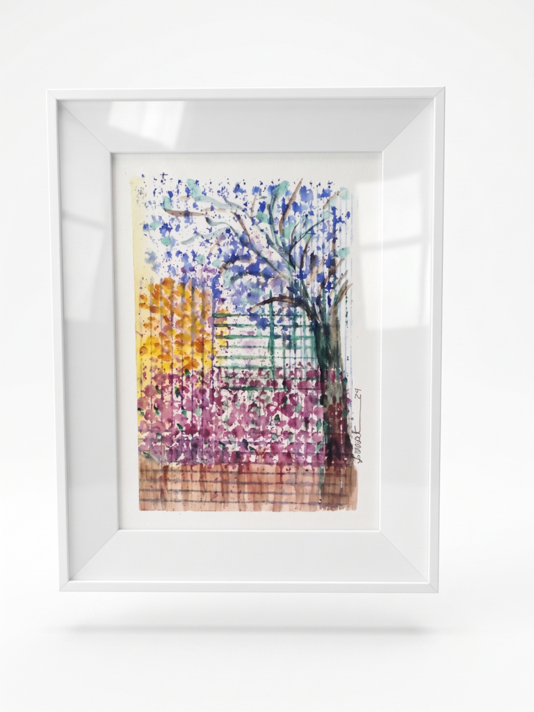 Aquarela - Paisagem - Lucia Montserrat
