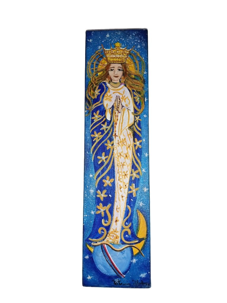 Pintura - Nossa Senhora de Caacupe - Patricia Helney