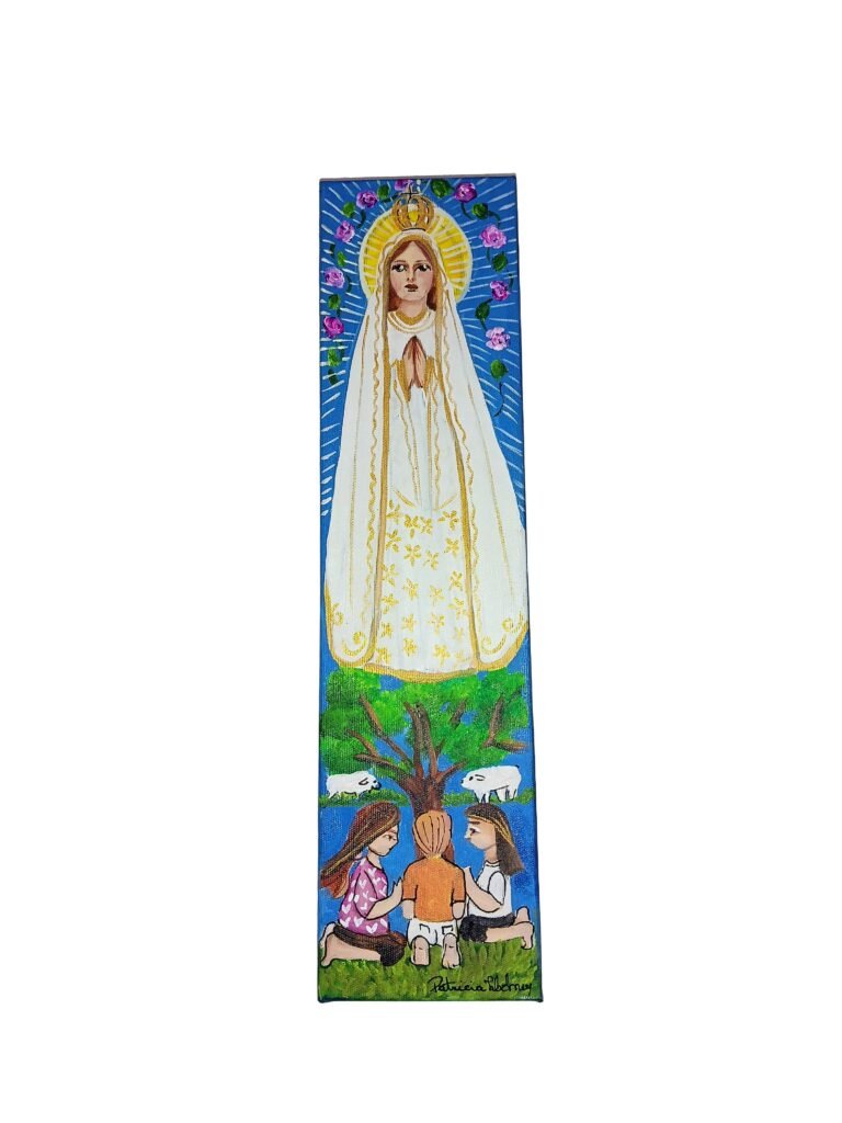 Pintura - Nossa Senhora de Fátima - Patricia Helney
