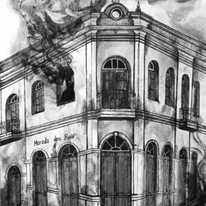 Desenho a Nanquim - Morada dos Baís - Sara Welter