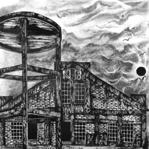 Desenho a Nanquim - Rotunda da NOB - Sara Welter