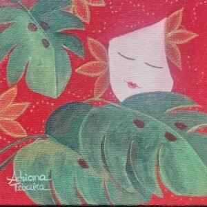 Pintura - A Boneca Escondida - Adriana Teixeira